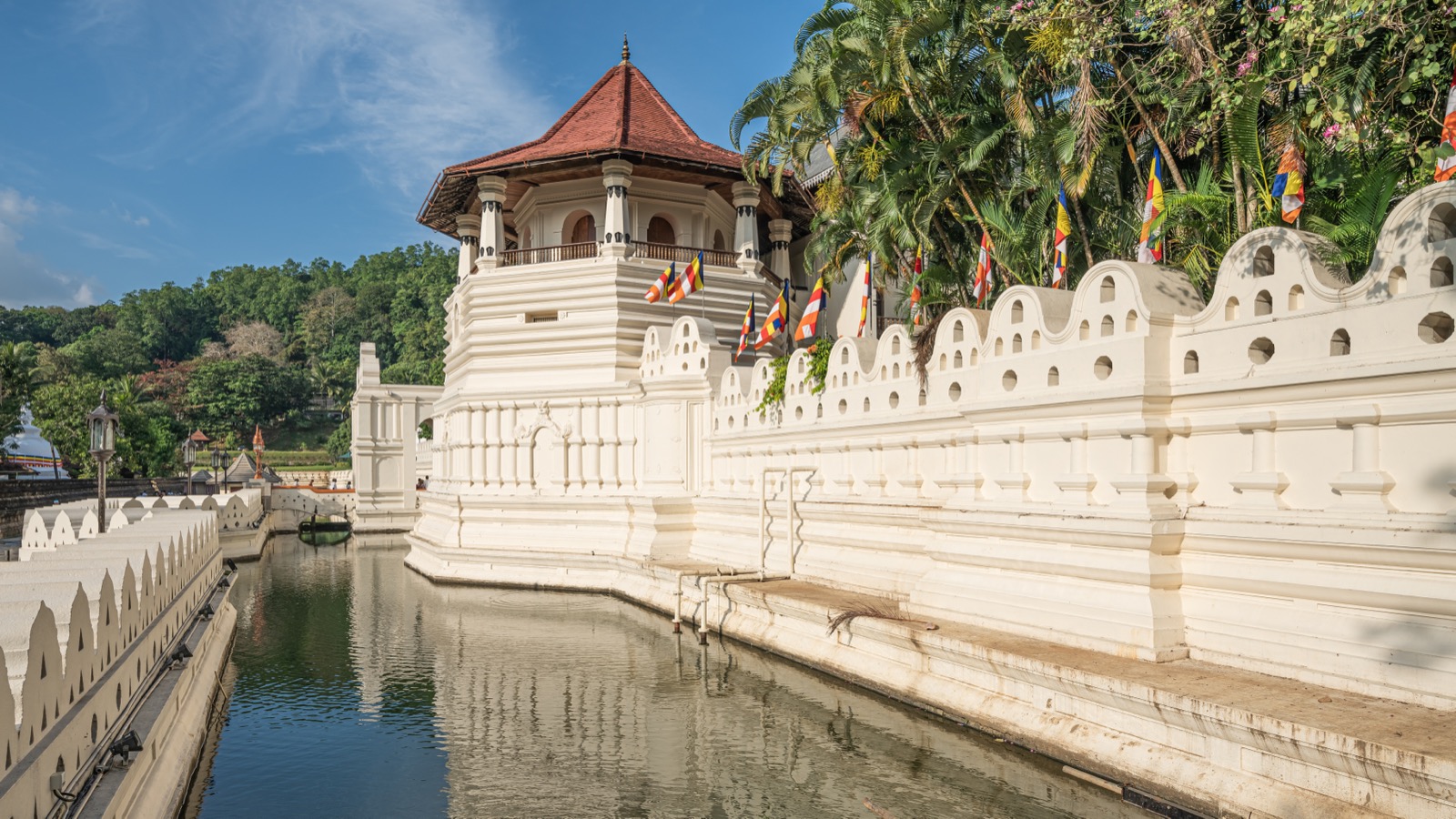 Temple of the Tooth in Kandy, Sri Lanka